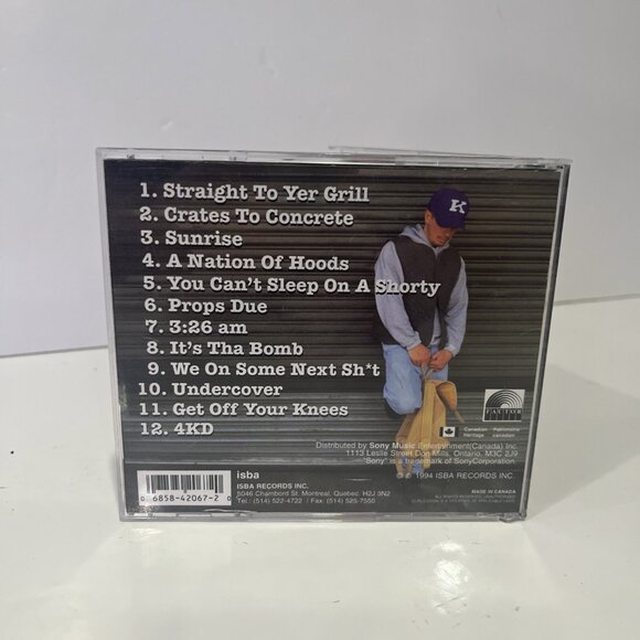Kish – A Nation Of Hoods CD 1994 ISBA Records - Made in Canada - Hip Hop - Picture 2 of 3